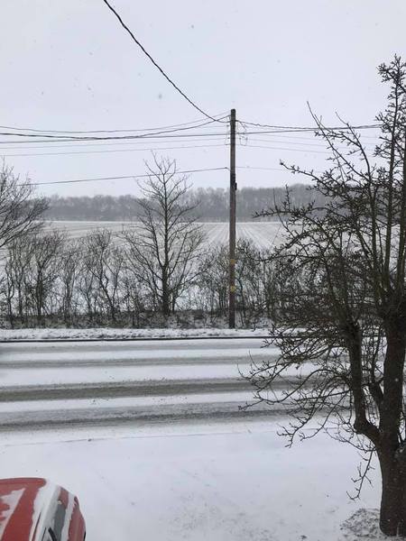 View across Woodham Road near POW - 31 January 2020