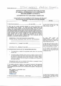 Notice of Public Rights & Publication of AGAR 2024-25